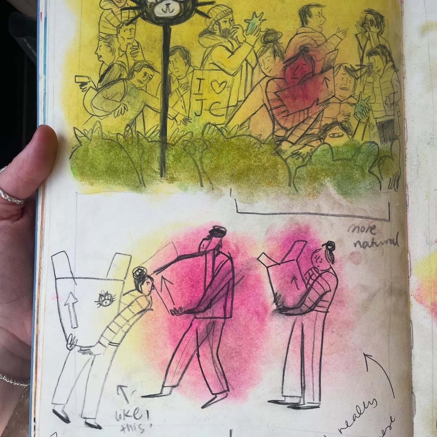 Finally catching up on sharing work from my last @csacbi module - sequential image. Tough module, but so clever and engaging - scared/excited for what&rsquo;s to come &hellip;. ✏️

Thank you especially to my work wives at Scribbler NTT for letting me