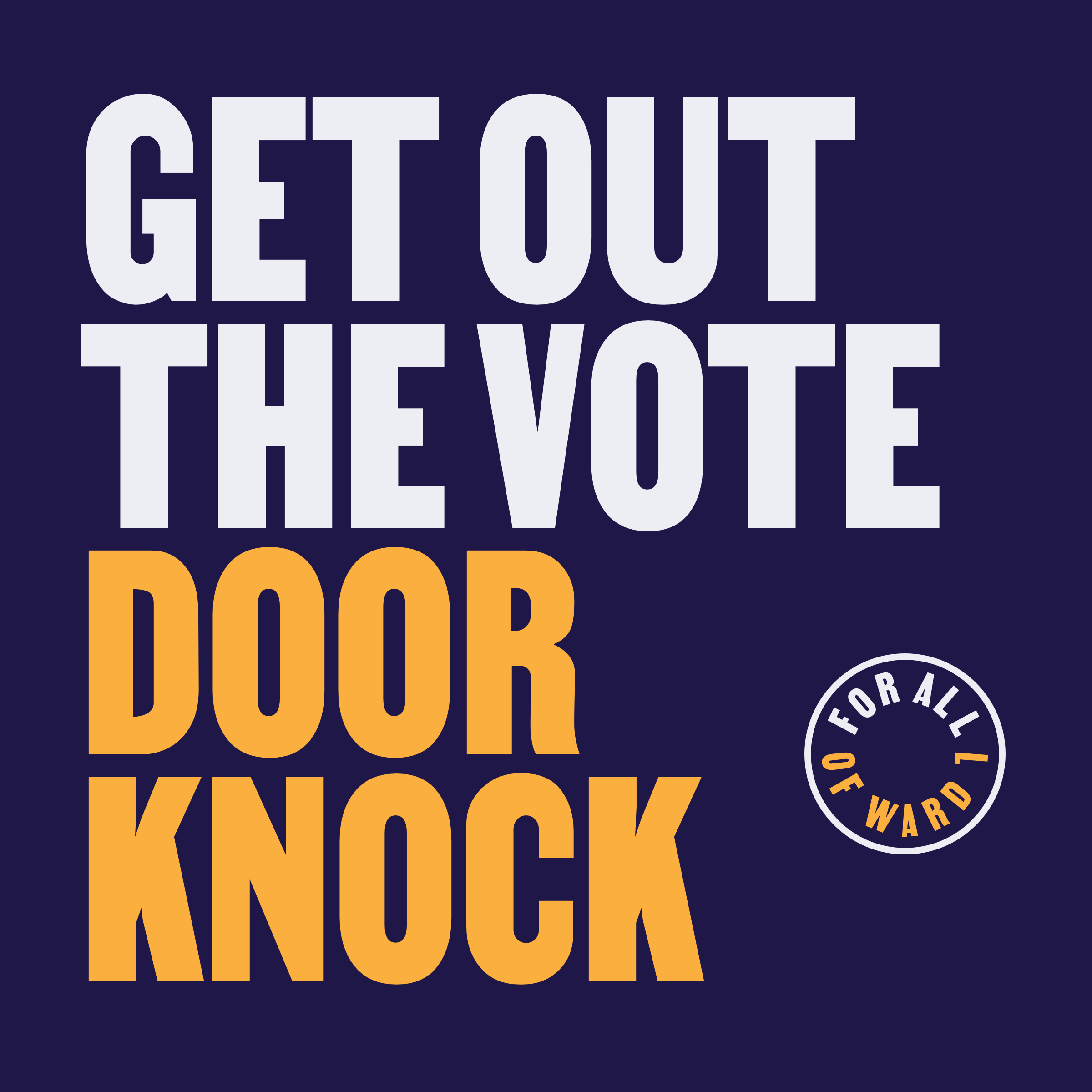 GOTV DOOR Knock WITH Elliott