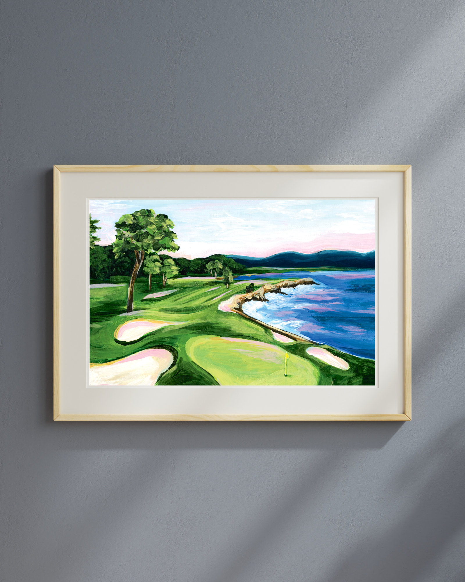 Pebble Beach No. 18  PRINT