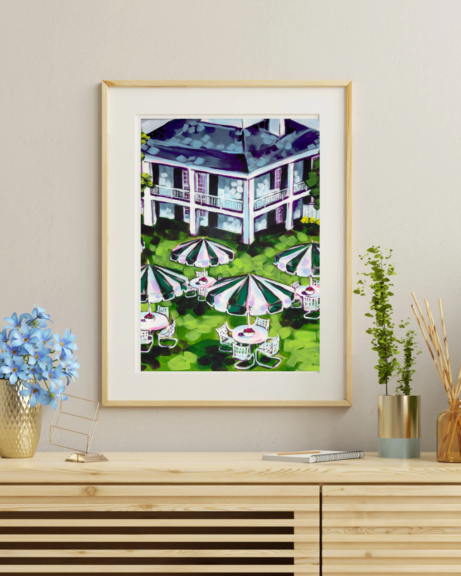 Augusta National Umbrellas Print