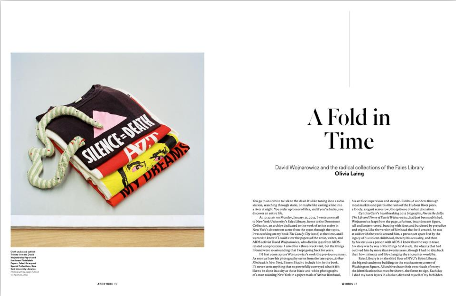 A Fold in Time: Aperture