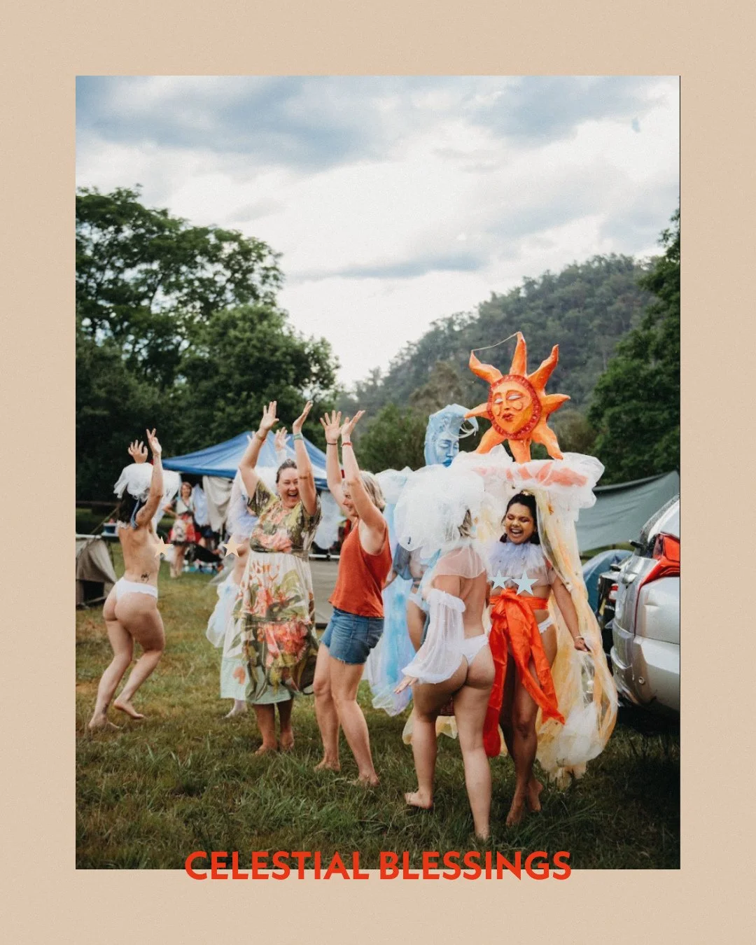☀️🌙 The ethereal whimsy of Celestial Blessings wove its way through the festival &mdash; a roving performance that invited wonder, interaction, and pure magic ✨️⁠
⁠
Thank you to @melfisherphotography for these beautiful captures.⁠