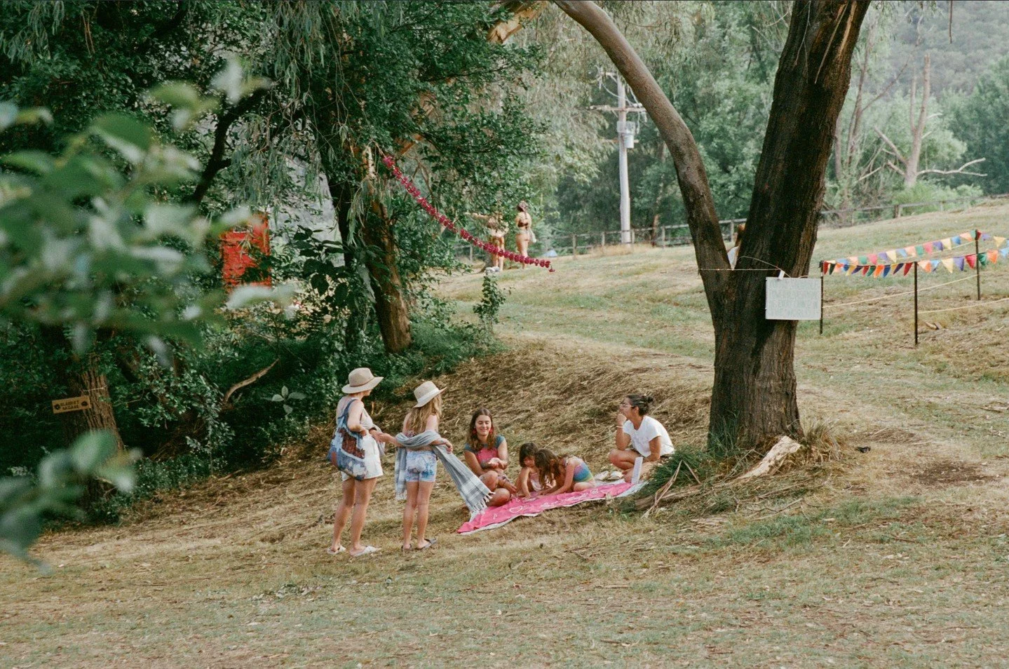 Some of the younger members of Ember Interlude &mdash; reminding us that community is for all generations. We welcome and encourage all ages at Ember festival events to bring more vibrancy, diversity and fun 🩷⁠
⁠
Image on film by @hollyjanefilm