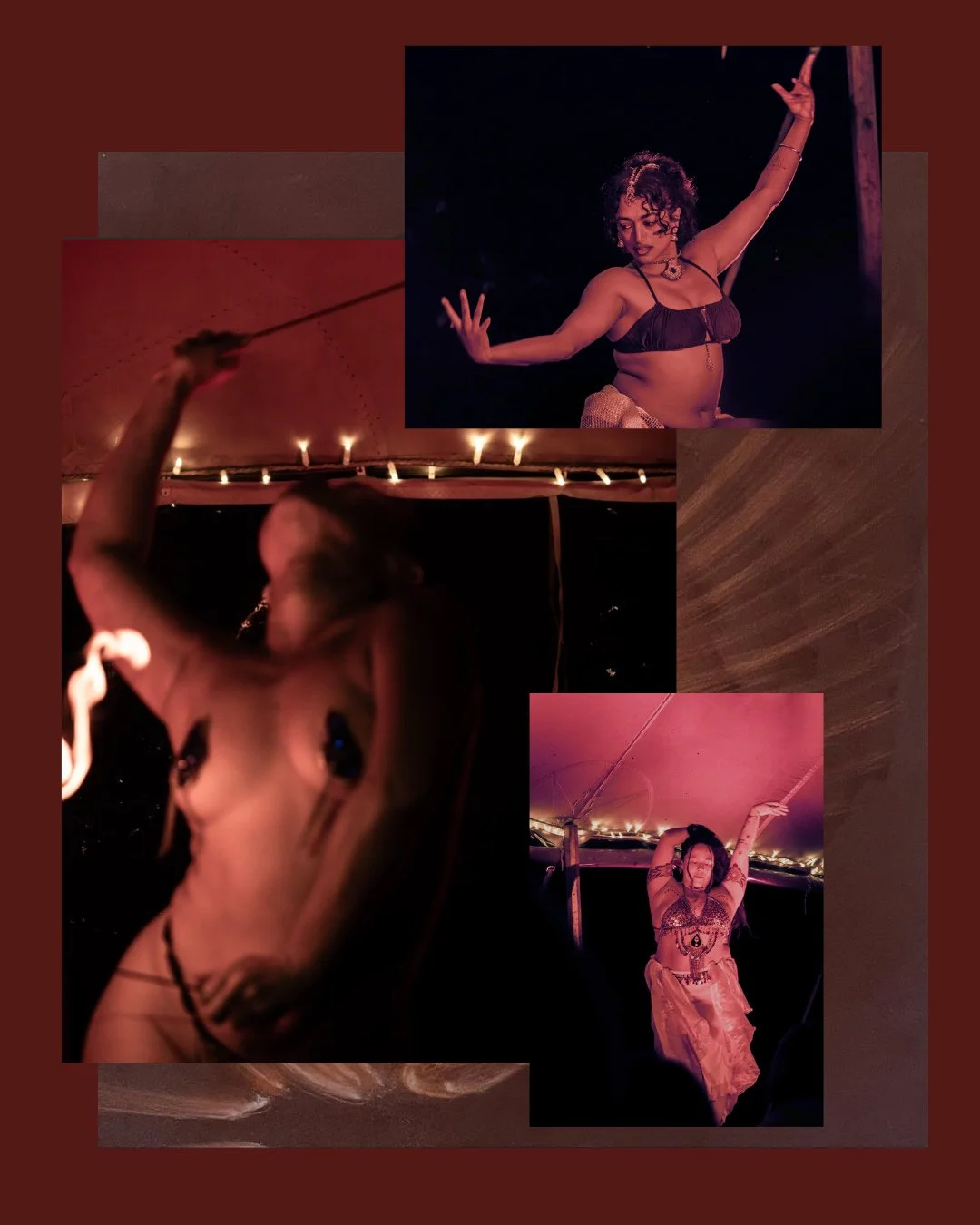 Ember After Dark ✨⁠
⁠
We gather beneath the stars, under canvas and night sky, and are transported and carried to other worlds through movement, music, and story. Treated to powerful transmissions from beautiful women+, the space shifts into somethin