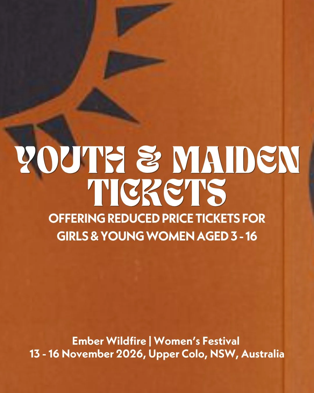 ✨ At Ember, we honour and celebrate every stage of womanhood.⁠
⁠
From our youngest girls to our wise women, this is a space where generations gather, connect, and grow together. 🌿⁠
⁠
💛 We offer reduced price tickets for girls (3&ndash;10) and maide