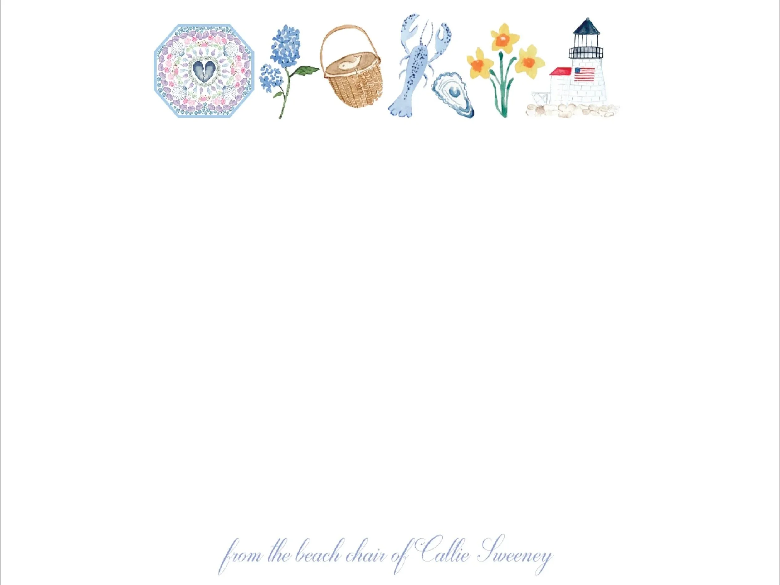 New England Summer Notecards