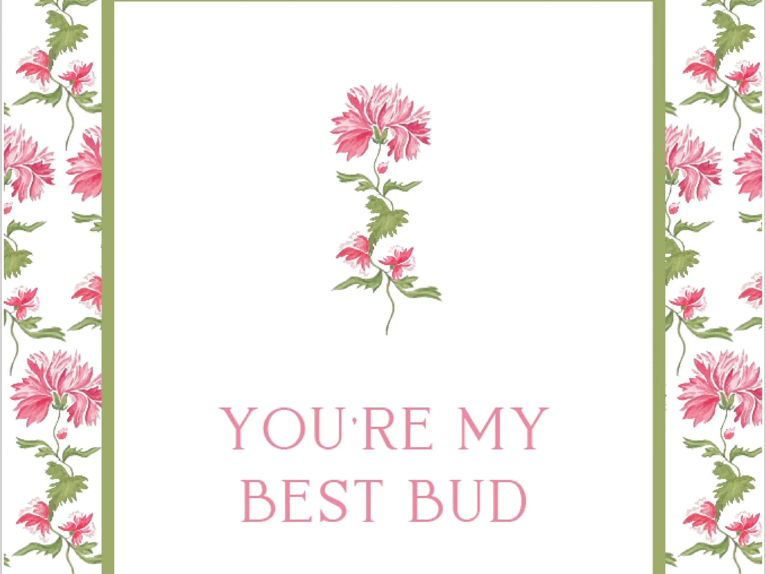 Les Florals Valentine Exchange Cards