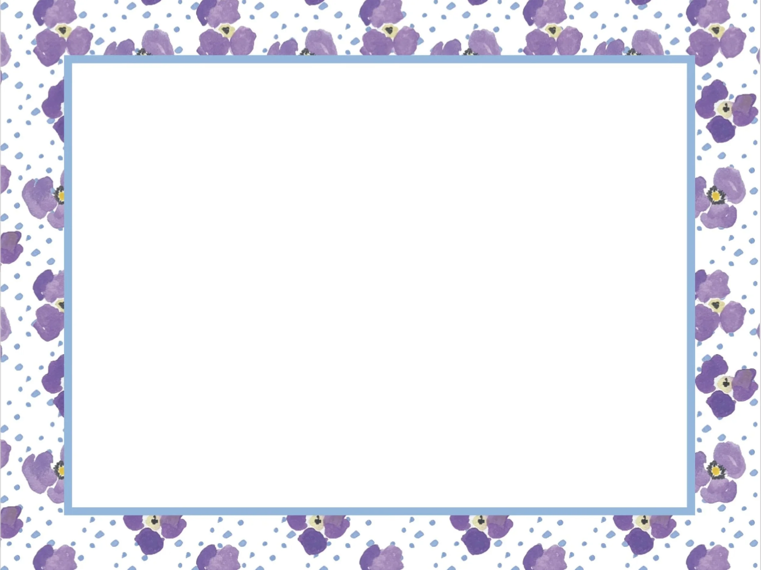 Pansy Notecards