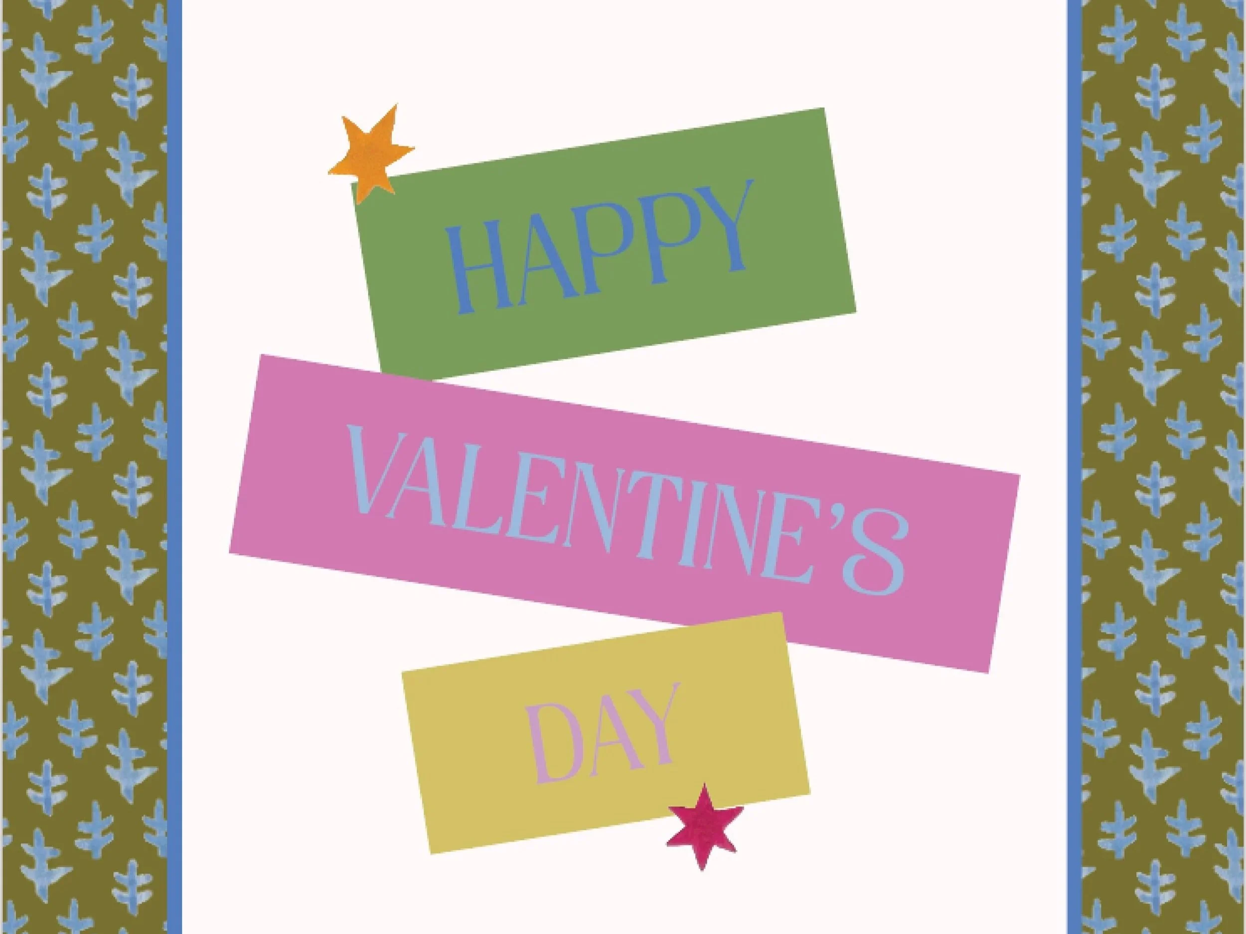 Funky Valentine Exchange Cards