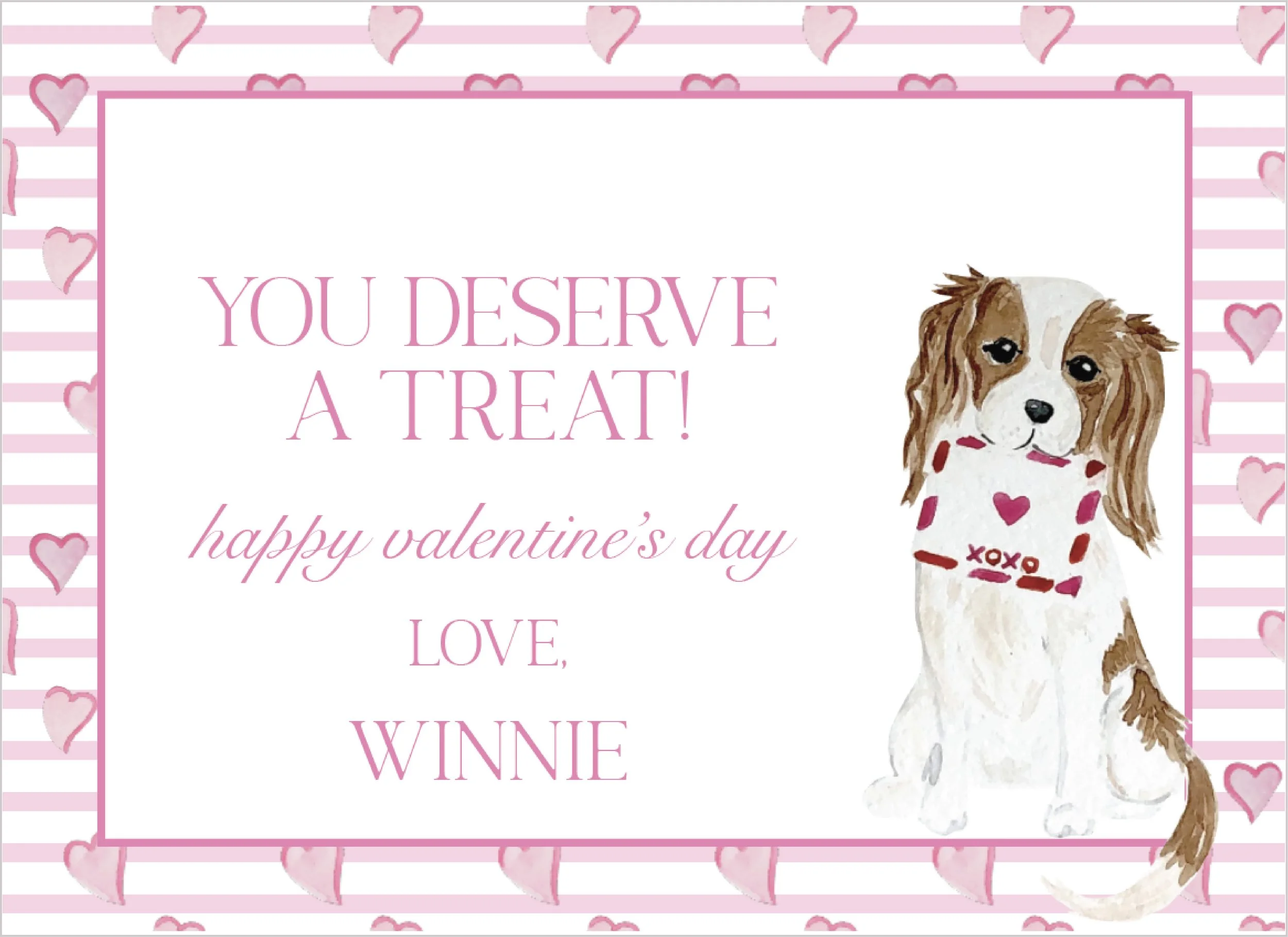 King Cavalier Valentine Exchange Cards