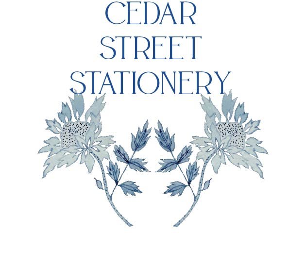 Cedar Street Stationery