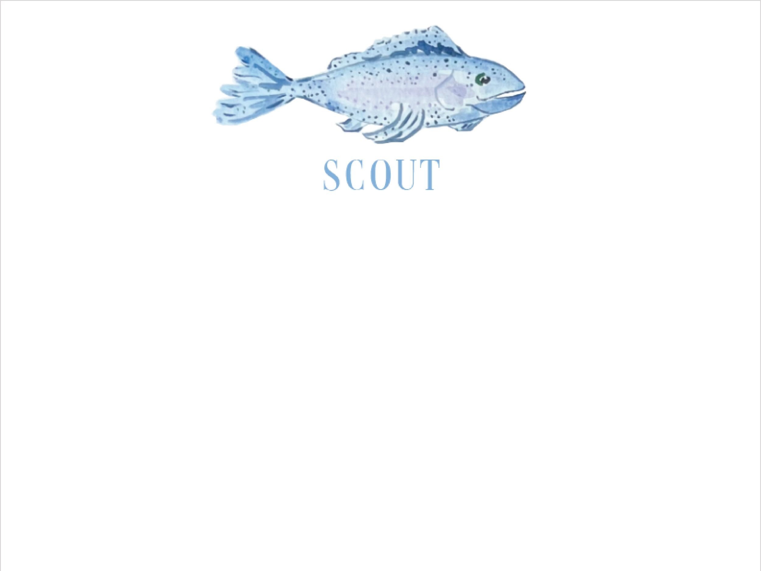 Summer Fish Notepad