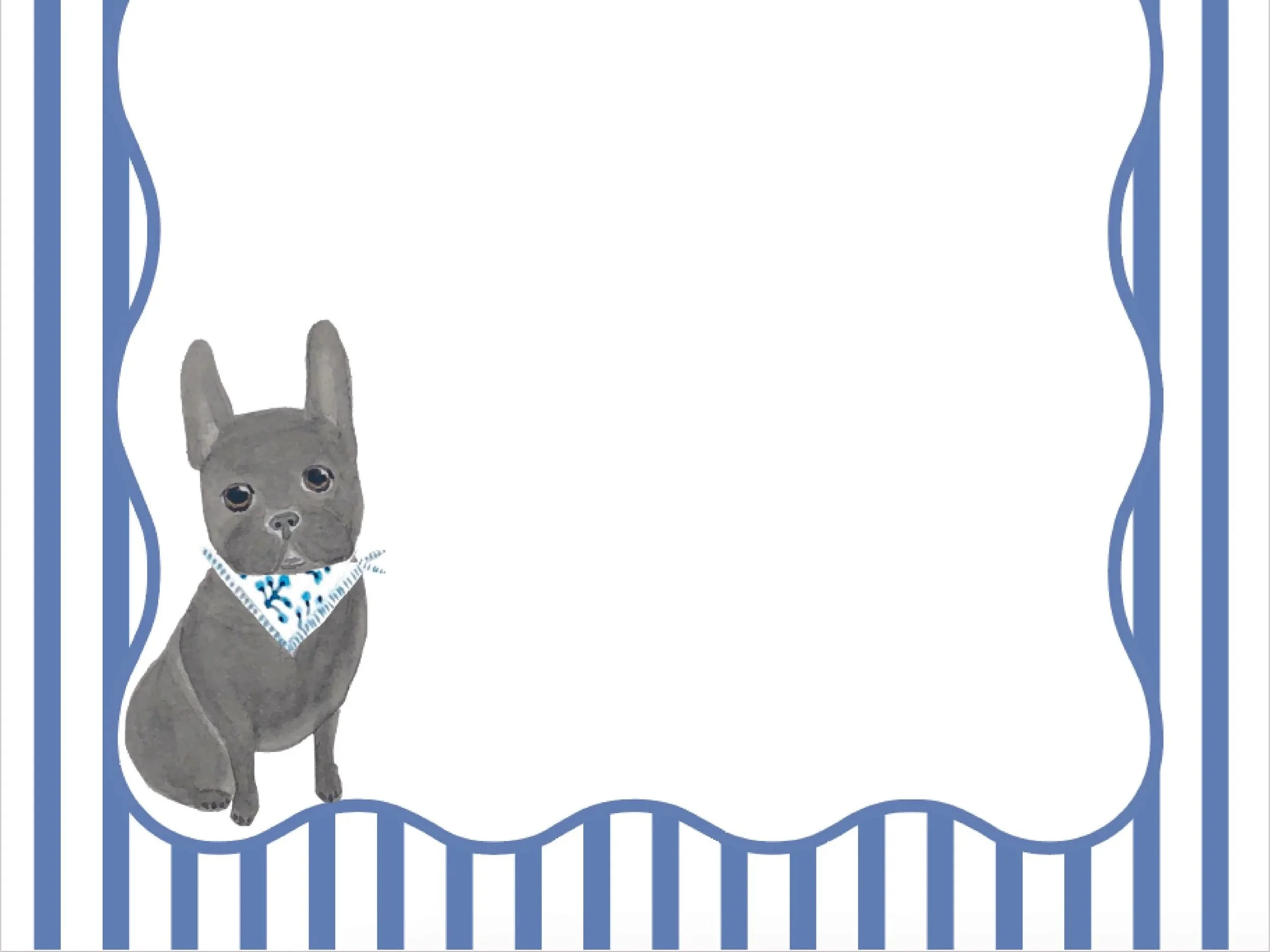 Frenchie Notepad