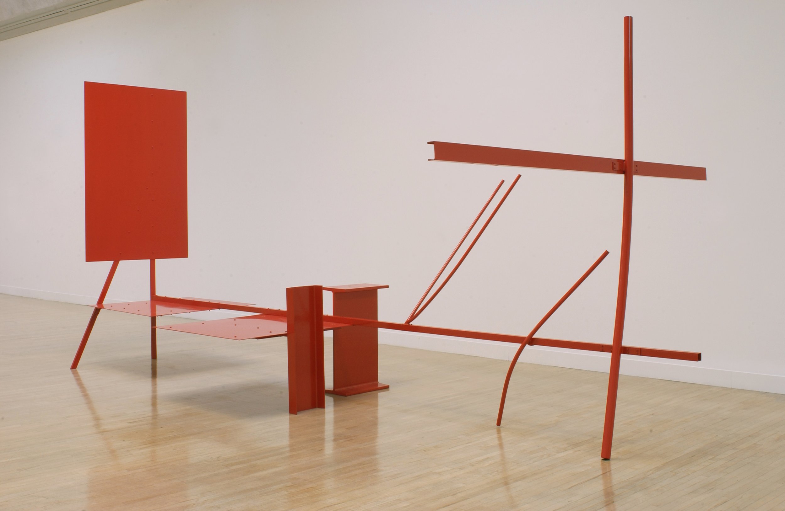 Anthony Caro at Tate Britain, London, UK, 2005. Photo credit: Mark Heathcote. Copyright: Anthony Caro Centre.