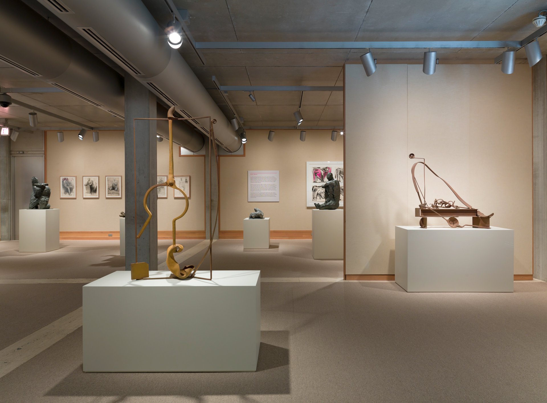 Caro: Close-Up at Yale Center for British Art, New Haven, USA, 2012. Photo credit: Richard Caspole. Copyright: Anthony Caro Centre and Yale Center for British Art.