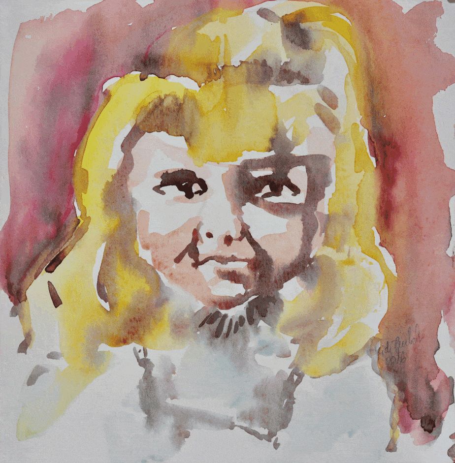die kleine Heidi, 2016, 25x25cm