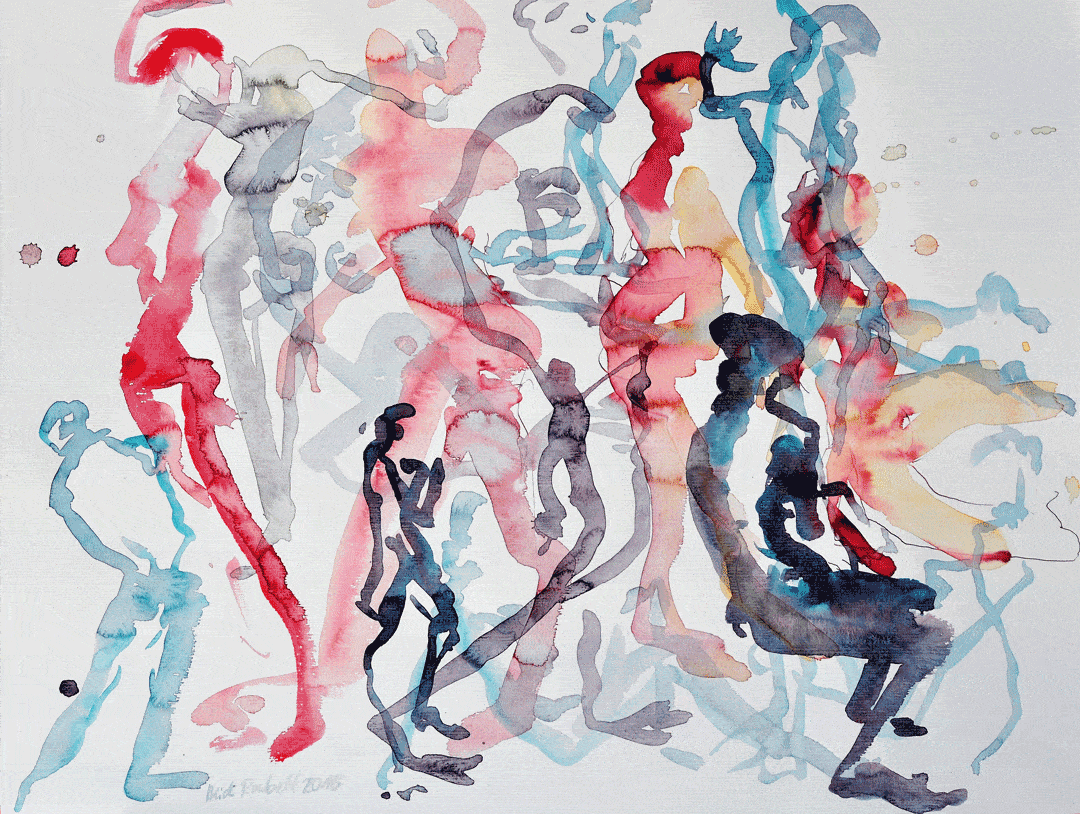 Zwei Minuten Studien, 2016, 50 x 70cm