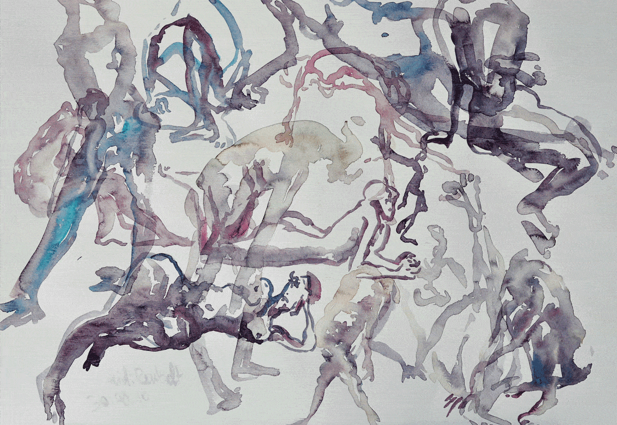 Zwei Minuten Studien, 2016, 50 x 70cm