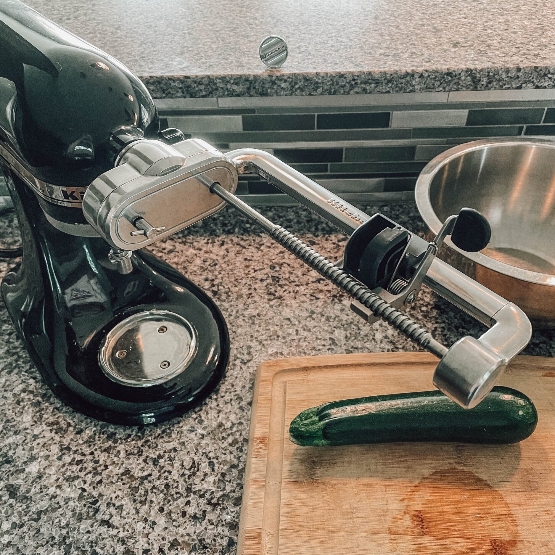 Making Zoodles with a KitchenAid Spiralizer — GATHER LOCAL