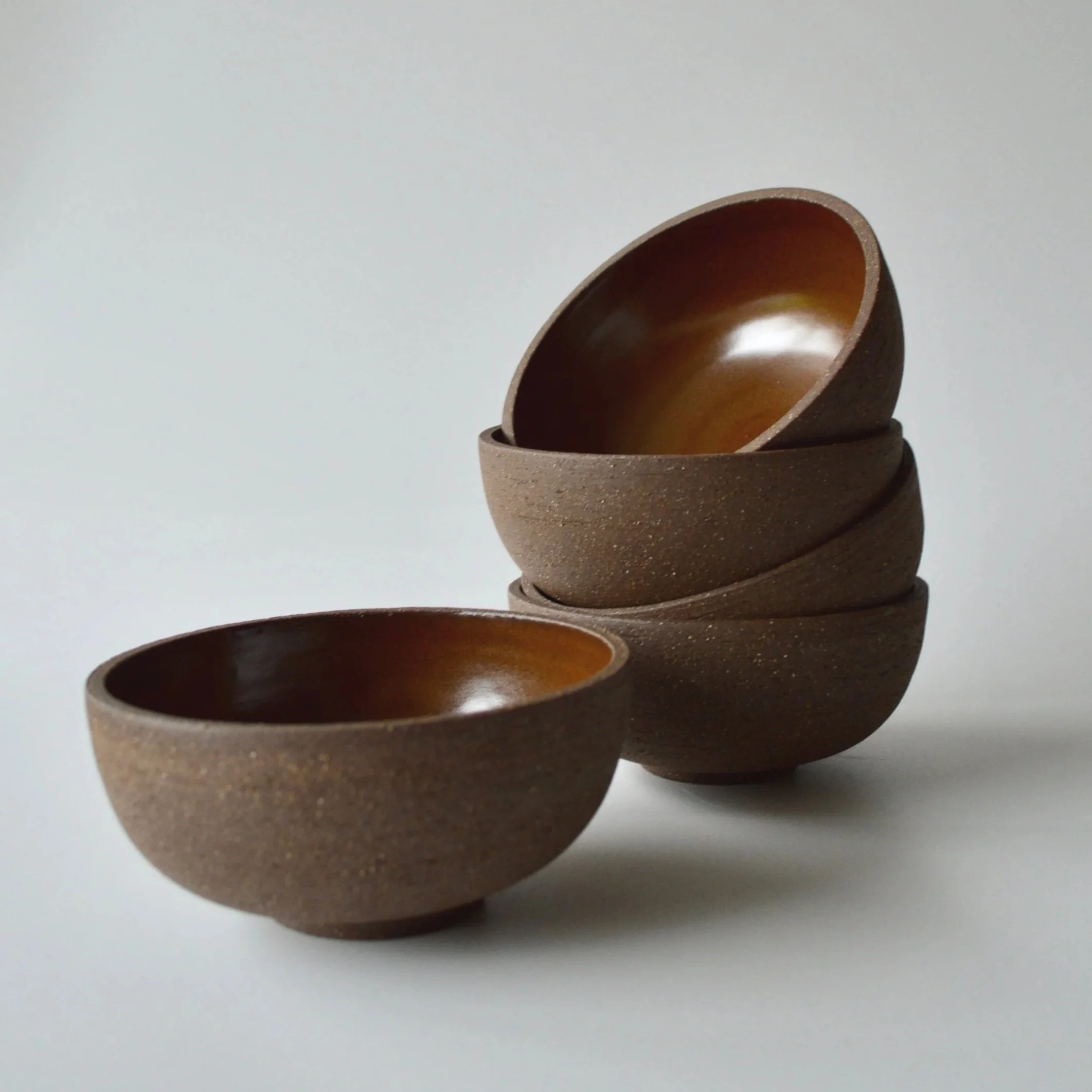 Small bowl - dark rough clay
