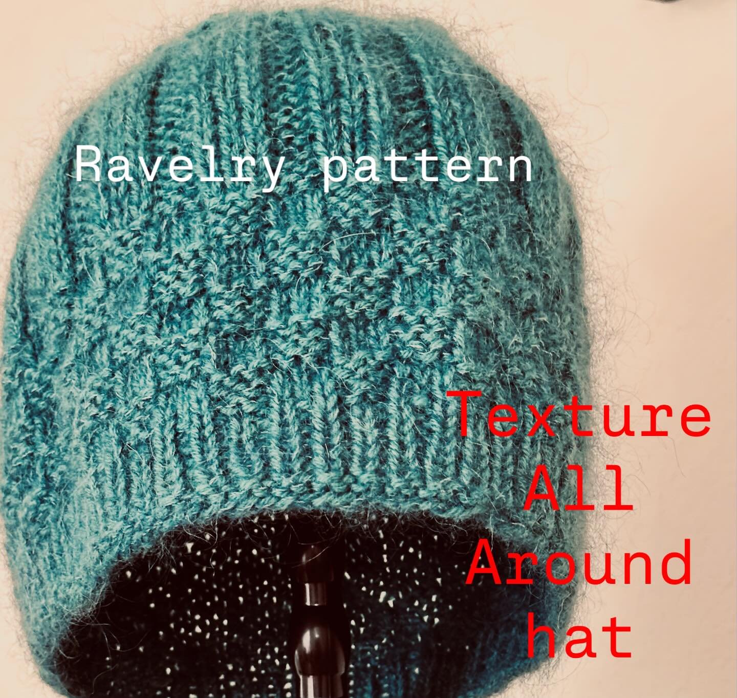 Simple texture is a classic. Make this hat in a day. #knitting #knittedhat #knittersgonnaknit