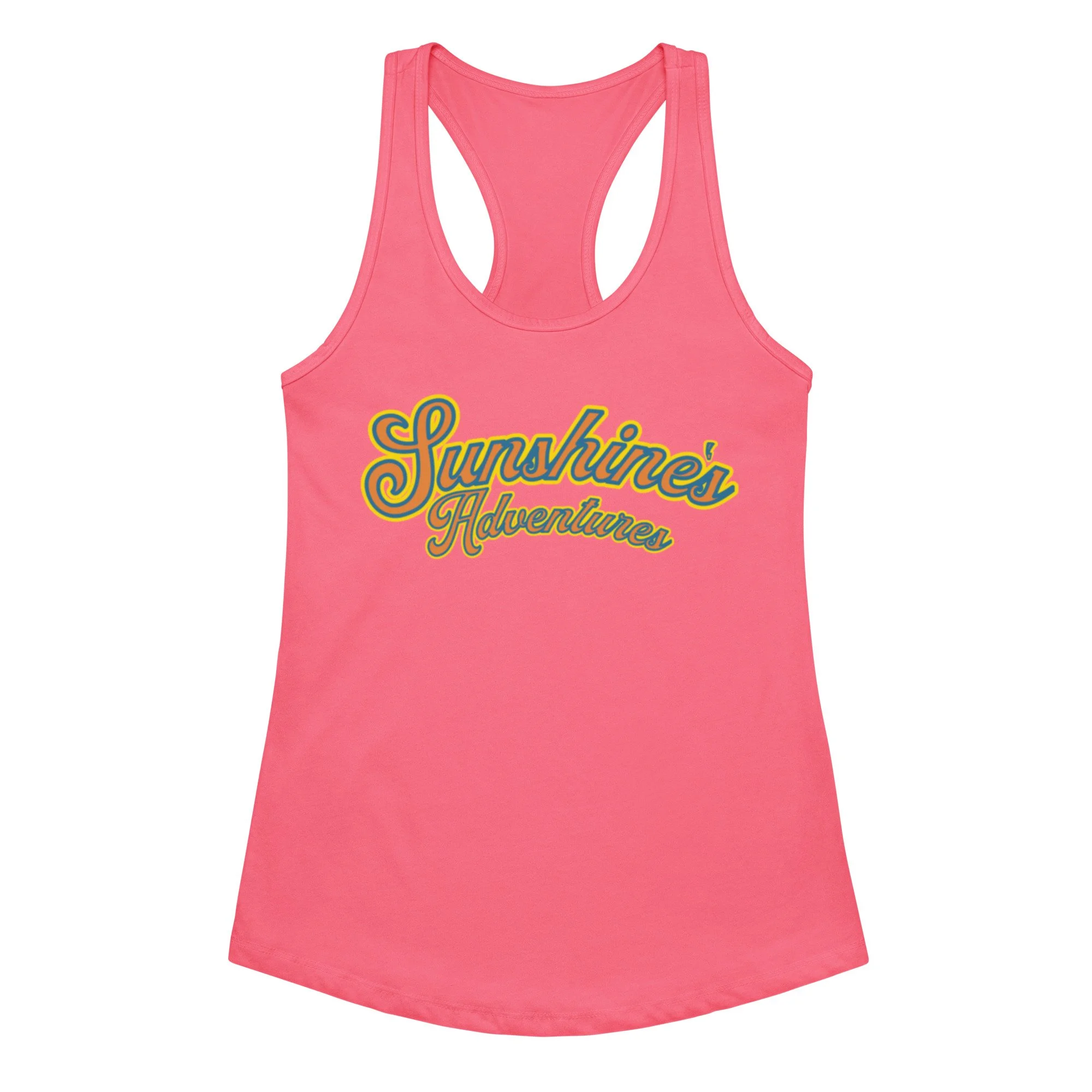 “Sunshine’s Vintage” Women’s fitted racerback tank top