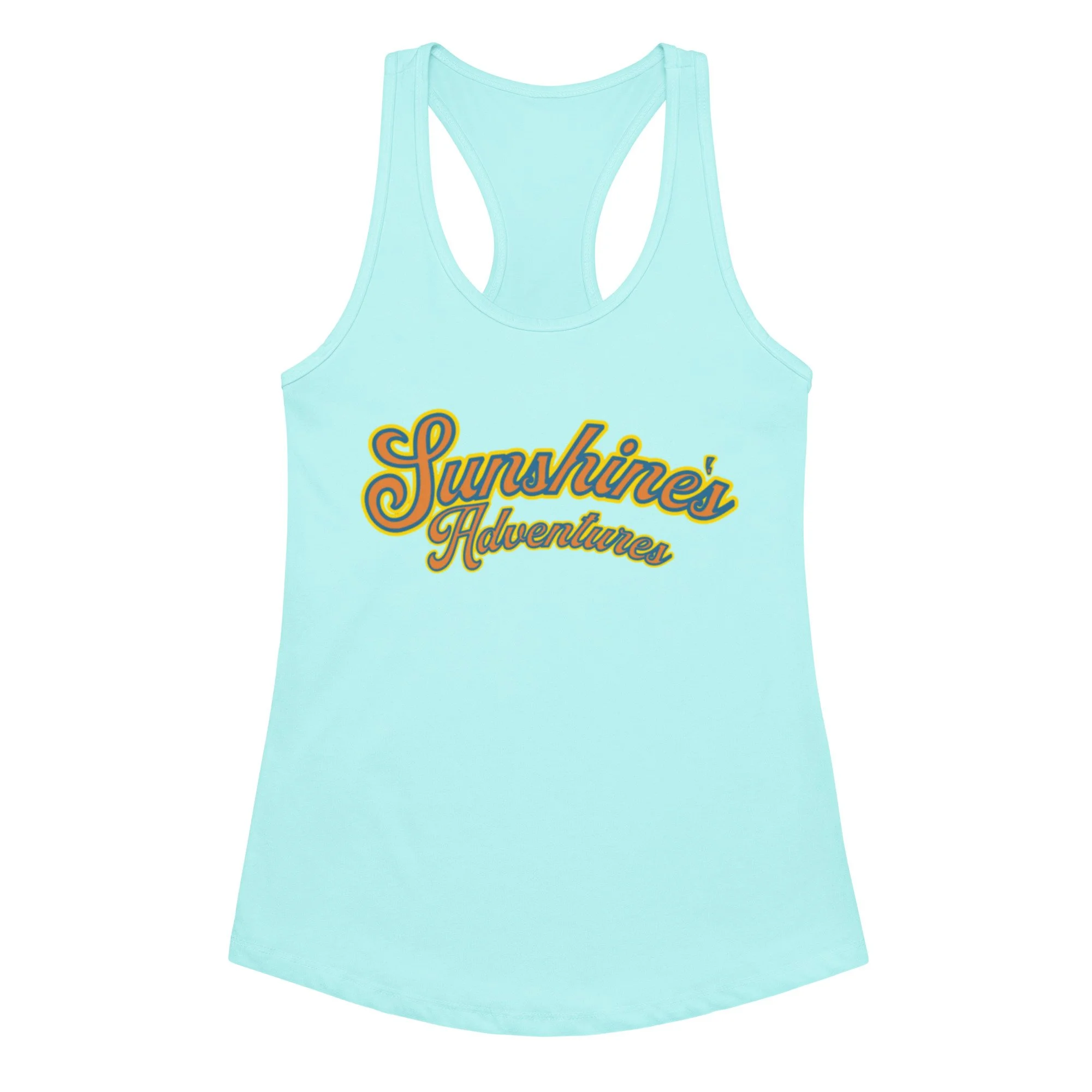 “Sunshine’s Vintage” Women’s fitted racerback tank top