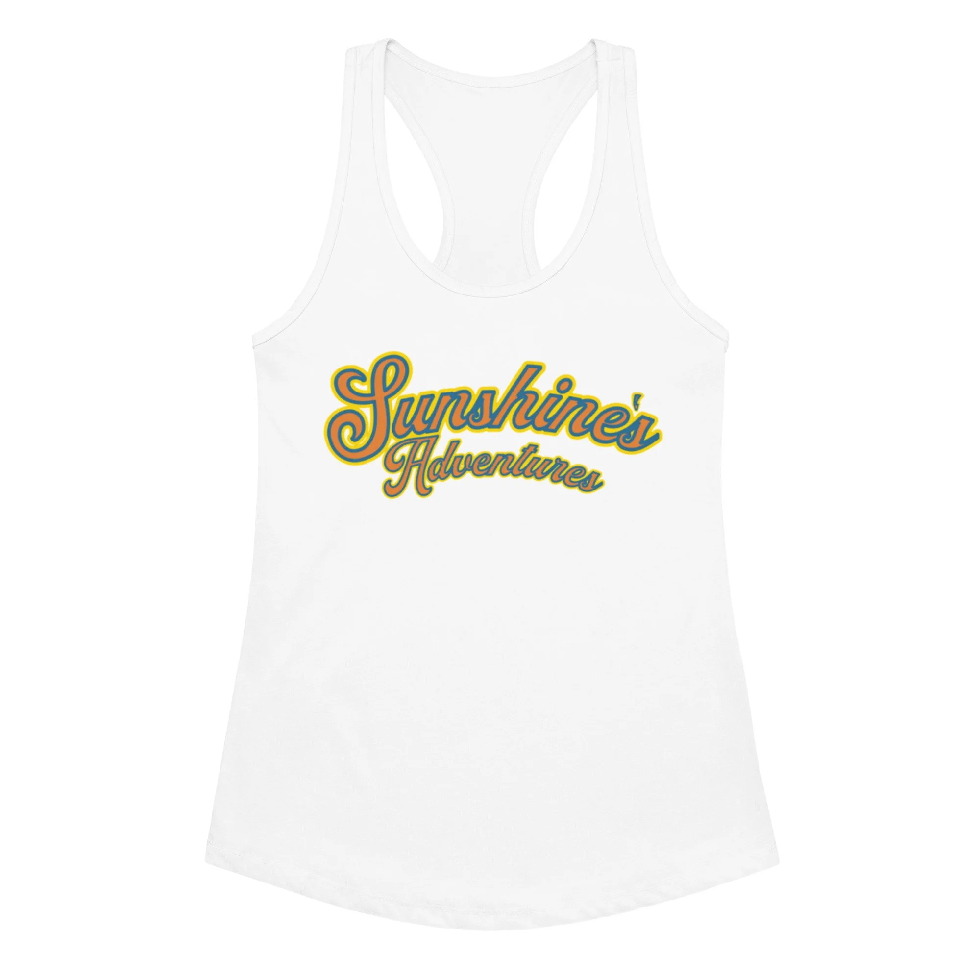 “Sunshine’s Vintage” Women’s fitted racerback tank top