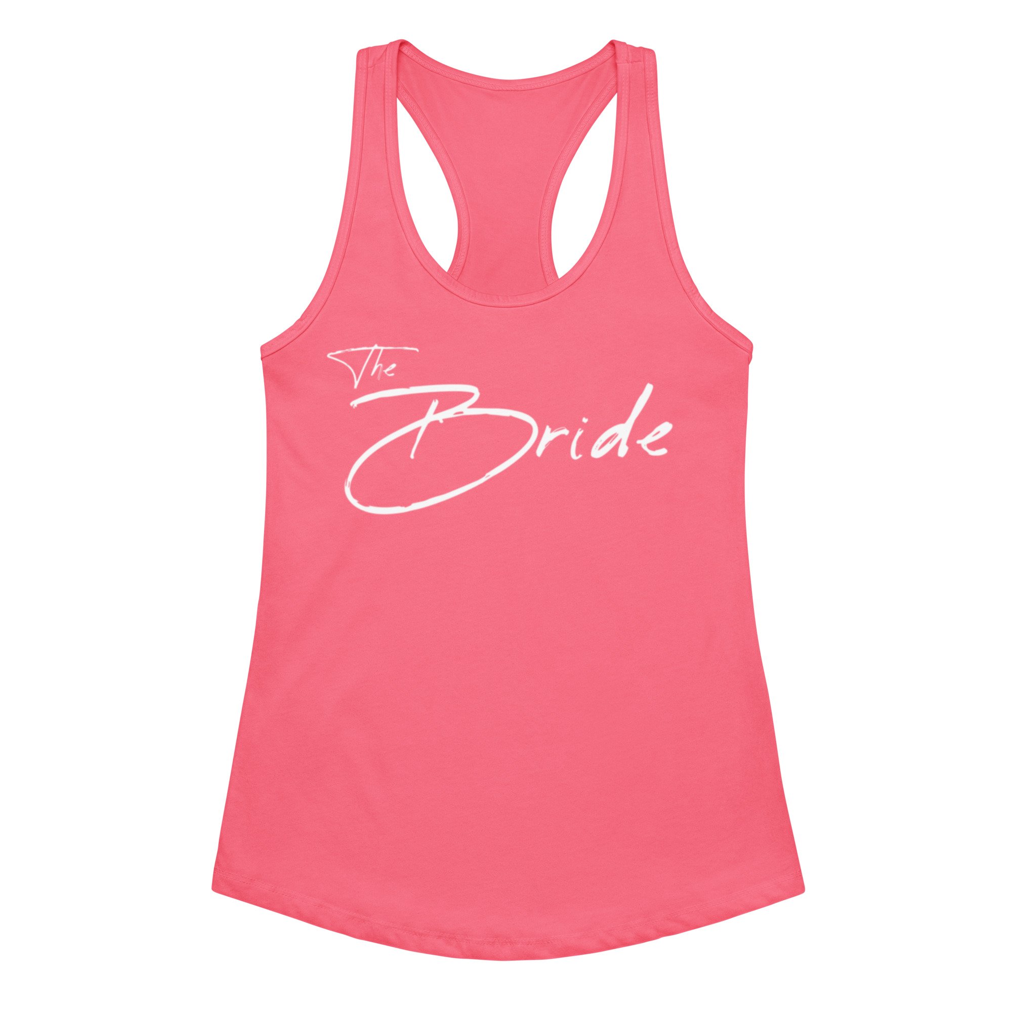 “The Bride” Women’s fitted racerback tank top