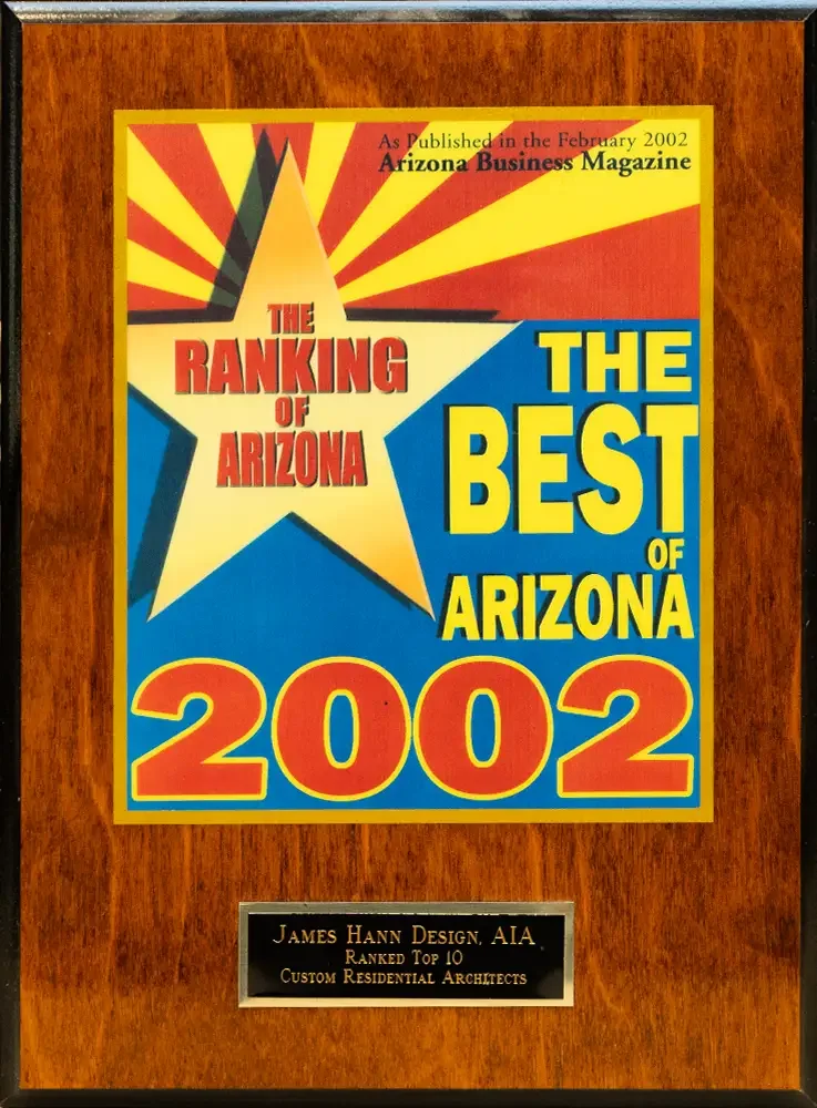 Ranking Arizona - Custom Residential Architects - 2002