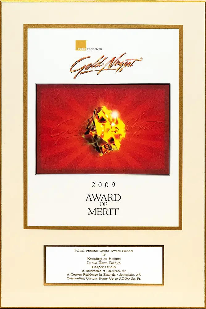 PCBC Gold Nugget - Outstanding Custom Home up to 5,000 Sq. Ft. - 2009