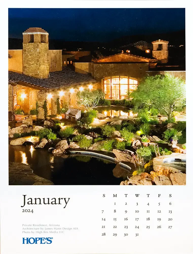 Hope’s Windows - Project Featured in 2024 Calendar