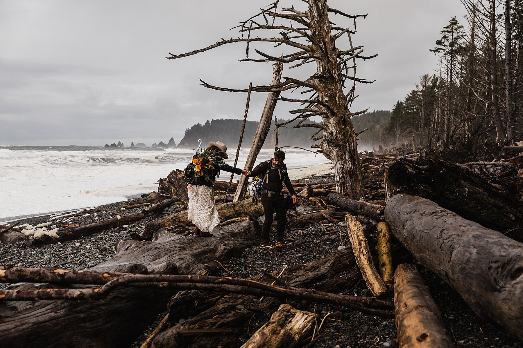 Olympic National Park Elopement | Washington Elopement Photographer | Vow of the Wild