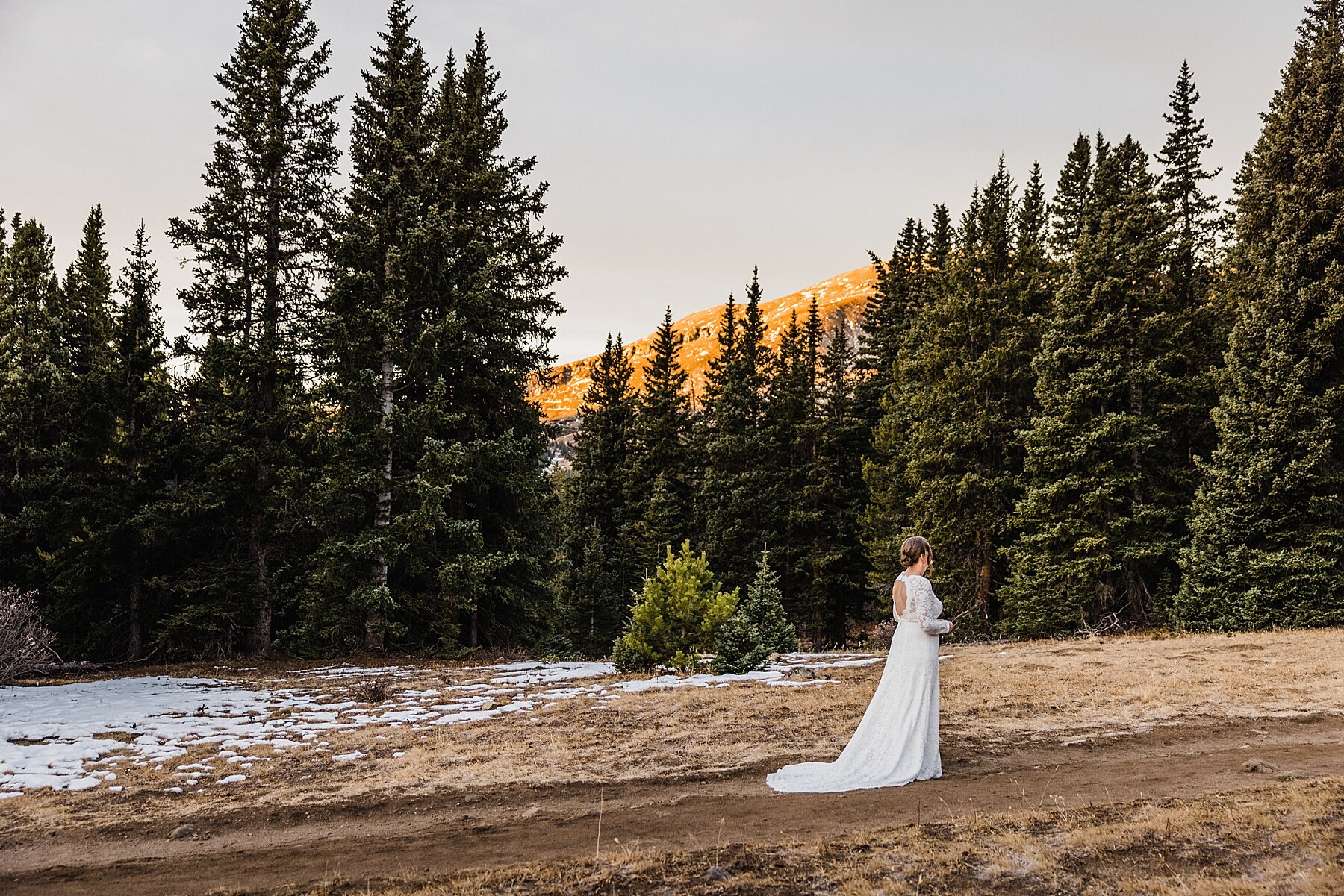 Sunrise Winter Elopement in Colorado | LGBTQ Elopement Photographer | Vow of the Wild