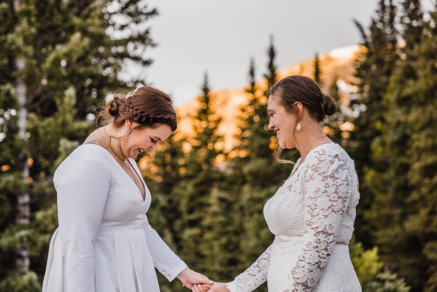 Sunrise Winter Elopement in Colorado | LGBTQ Elopement Photographer | Vow of the Wild