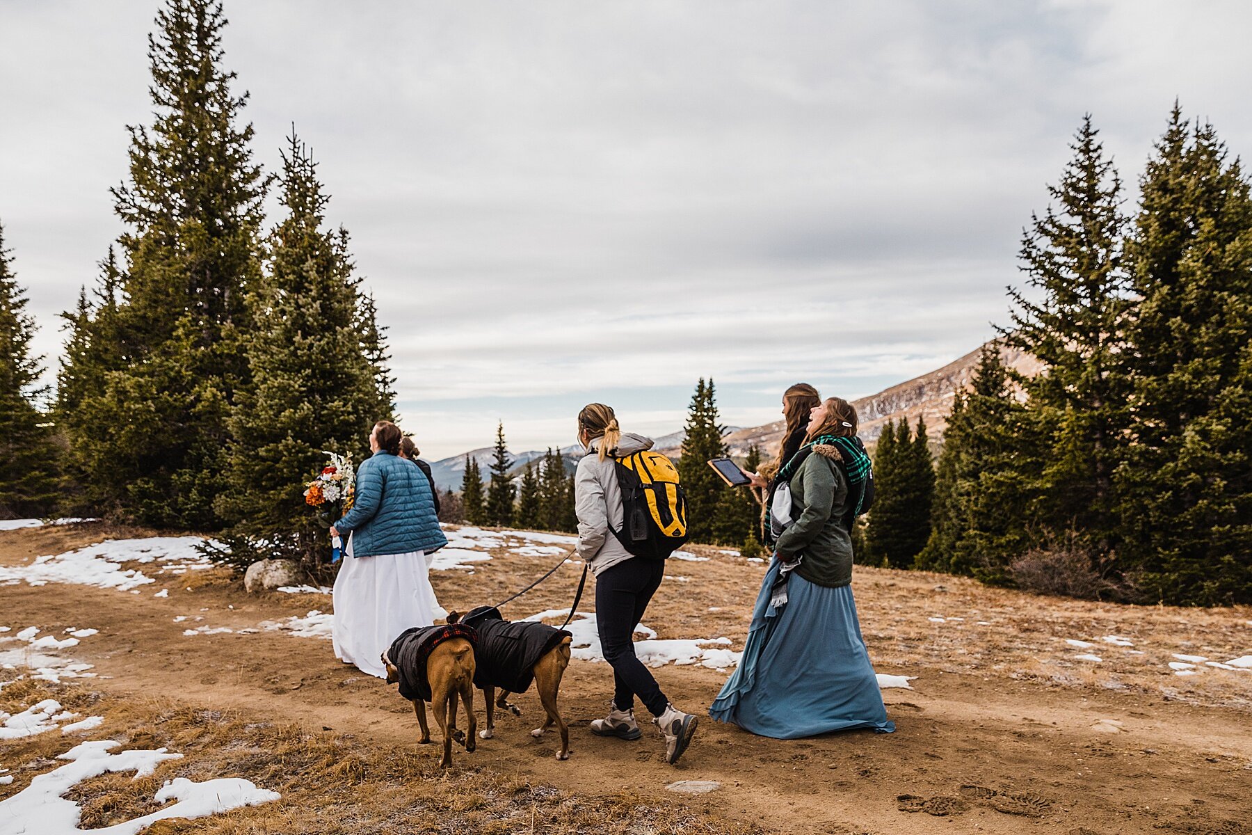 Sunrise Winter Elopement in Colorado | LGBTQ Elopement Photographer | Vow of the Wild