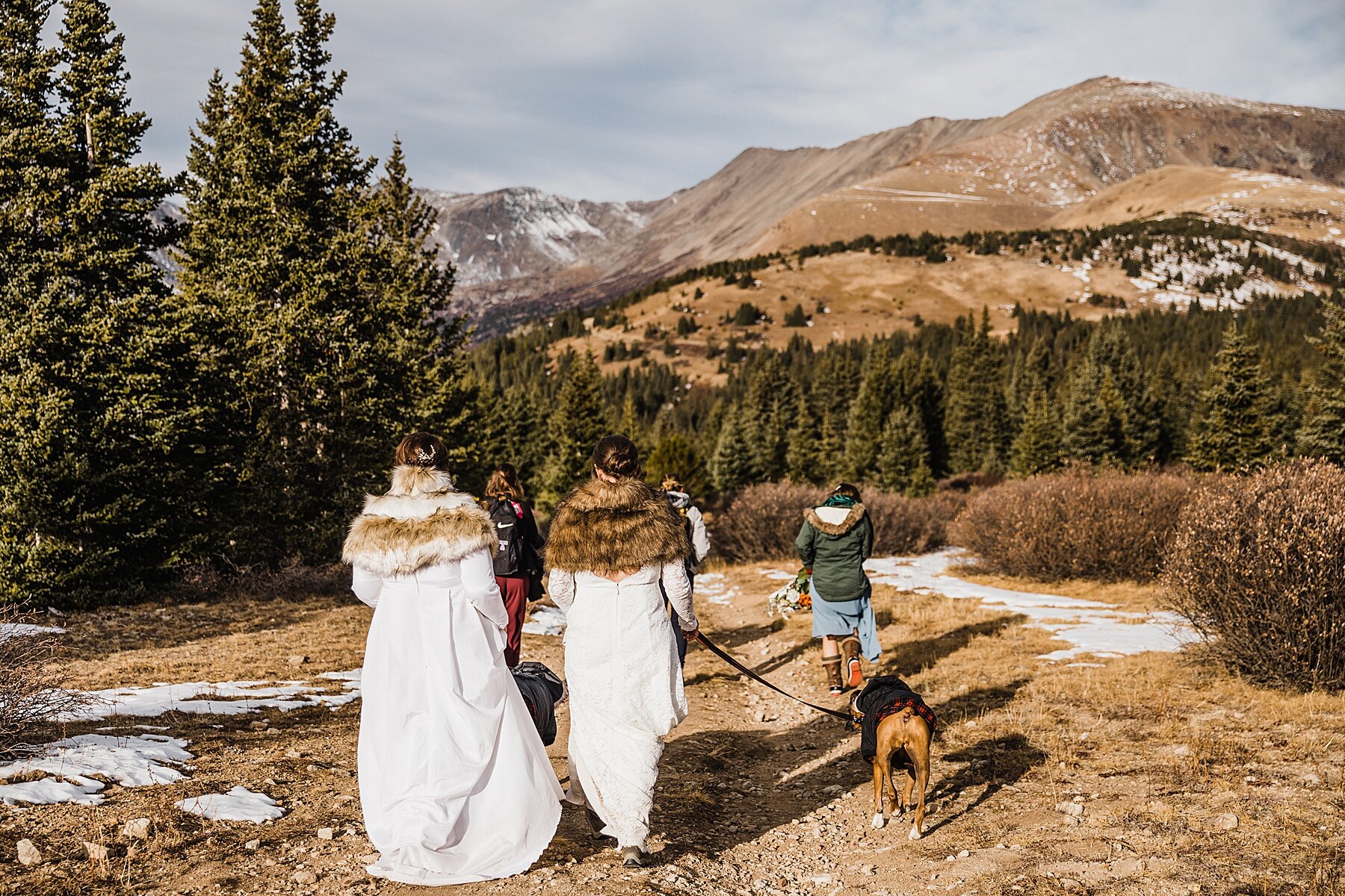 Sunrise Winter Elopement in Colorado | LGBTQ Elopement Photographer | Vow of the Wild