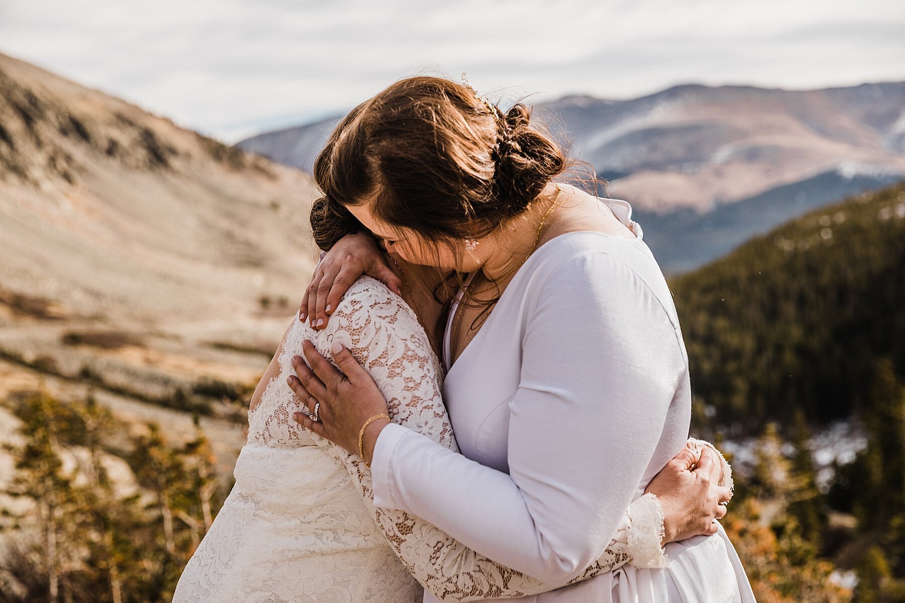 Sunrise Winter Elopement in Colorado | LGBTQ Elopement Photographer | Vow of the Wild