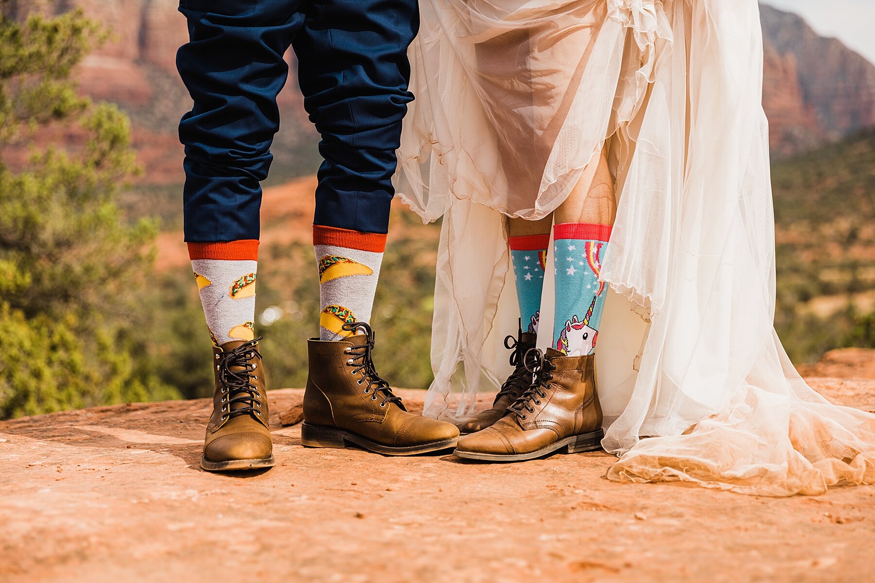 Sunset Sedona Elopement | Elopement Photographer + Videographer | Vow of the Wild