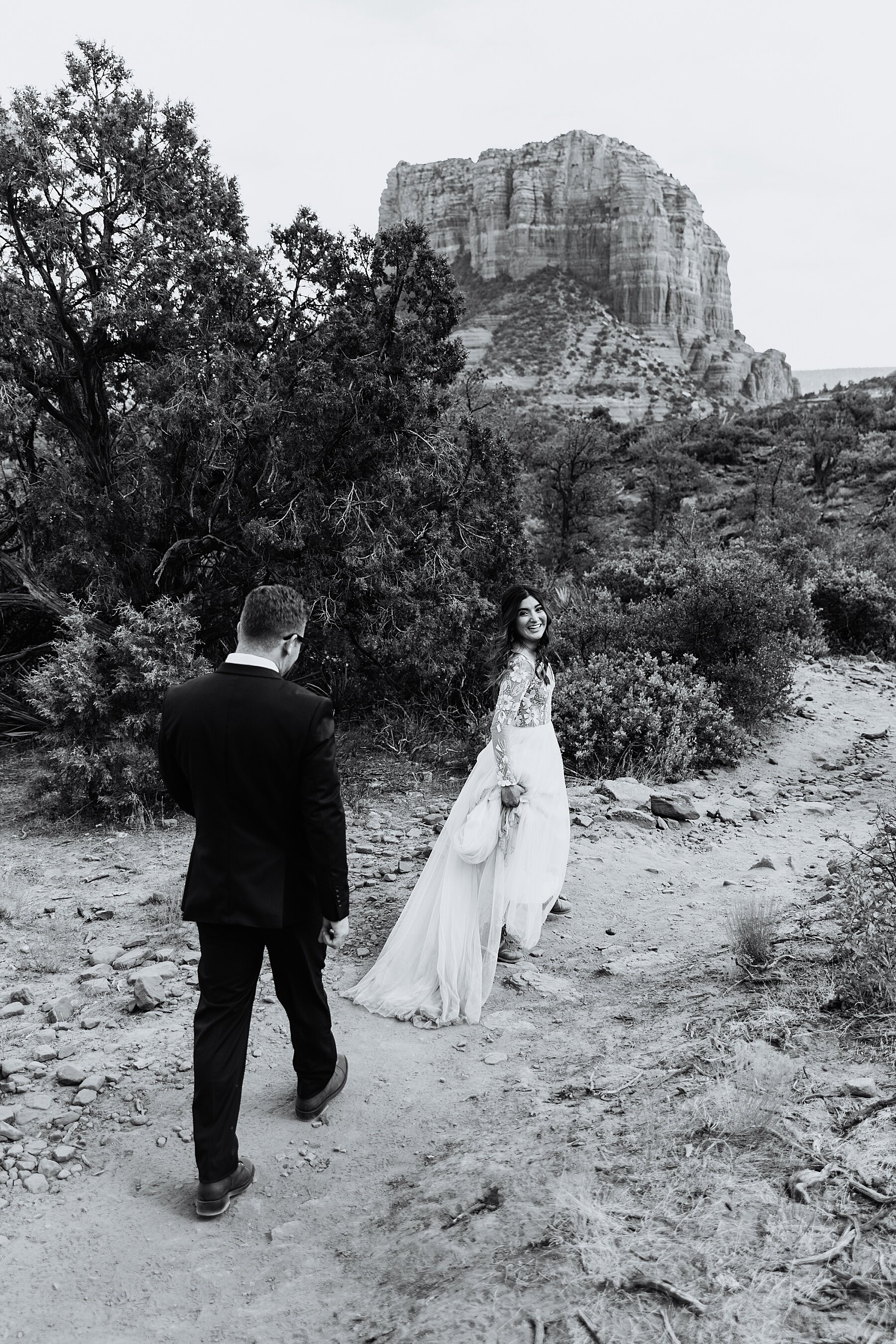 Sunset Sedona Elopement | Elopement Photographer + Videographer | Vow of the Wild