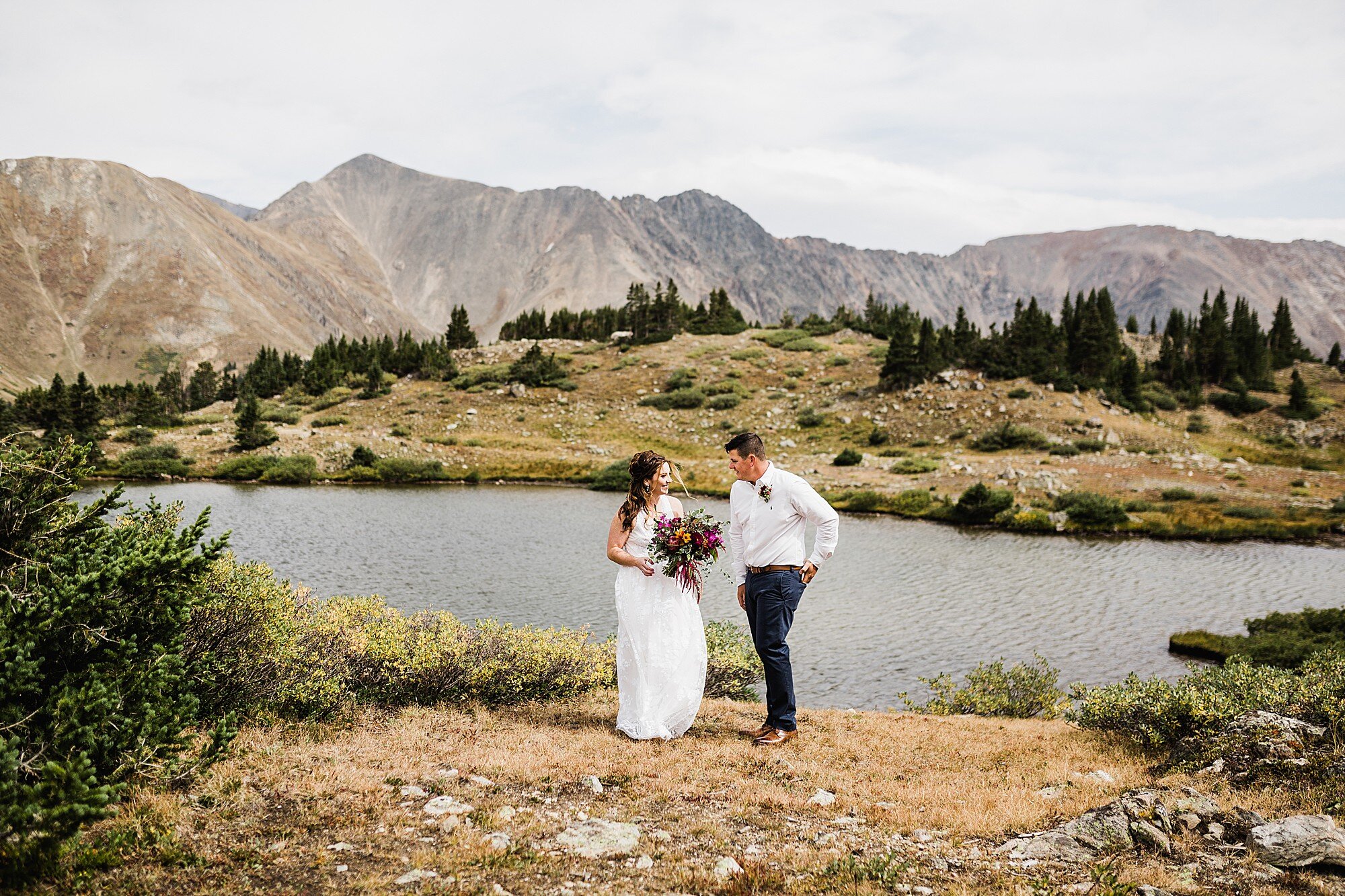 Alpine Lake and Forest Elopement in Breckenridge | Colorado Elopement Photographer | Vow of the Wild
