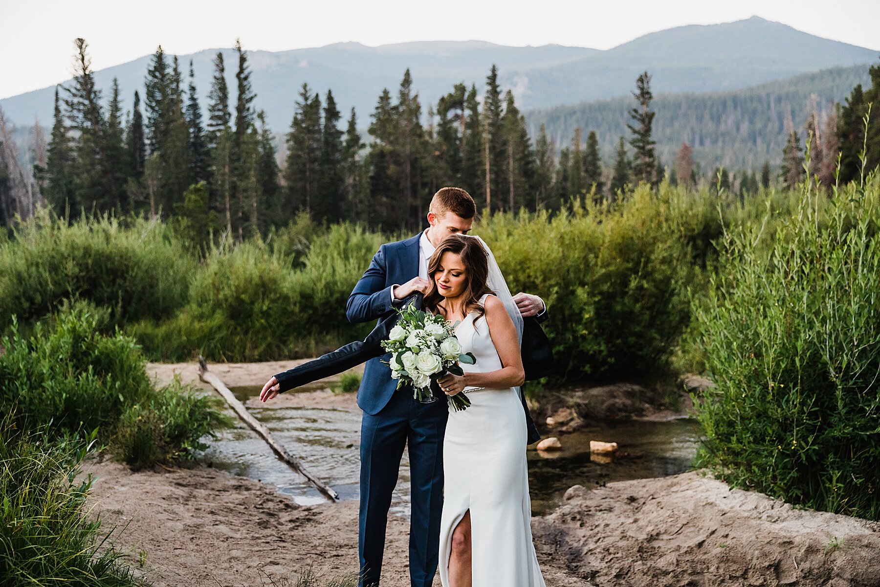 Sunrise Elopement at Sprague Lake in Rocky Mountain National Park | Colorado Elopement Photographer | Vow of the Wild