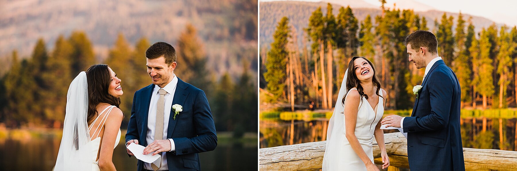 Sunrise Elopement at Sprague Lake in Rocky Mountain National Park | Colorado Elopement Photographer | Vow of the Wild