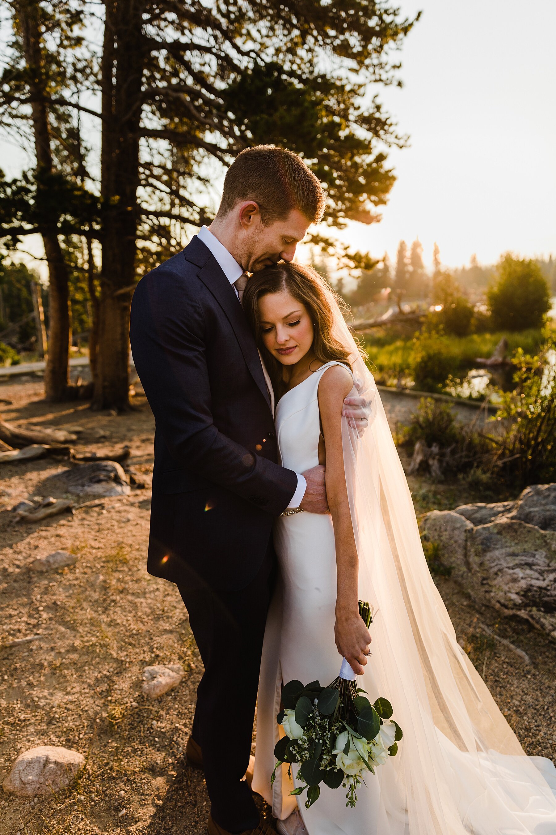 Sunrise Elopement at Sprague Lake in Rocky Mountain National Park | Colorado Elopement Photographer | Vow of the Wild