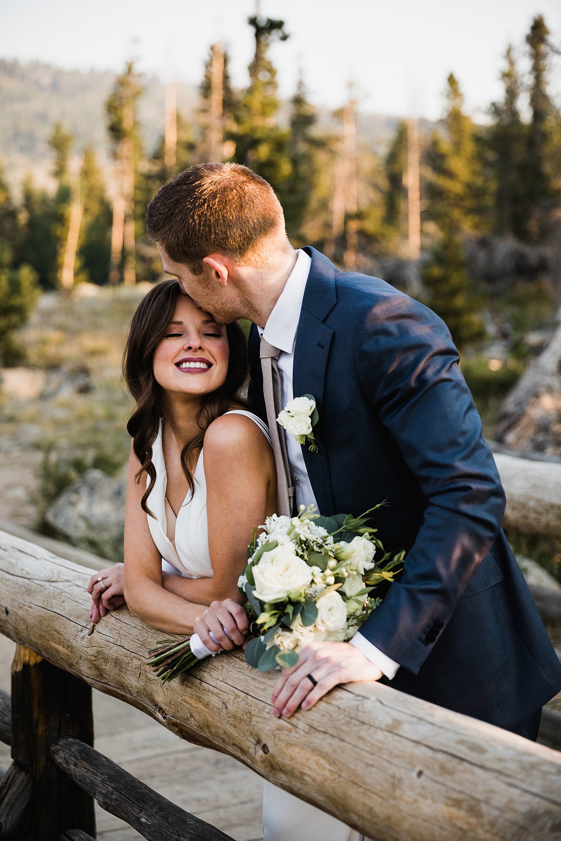 Sunrise Elopement at Sprague Lake in Rocky Mountain National Park | Colorado Elopement Photographer | Vow of the Wild