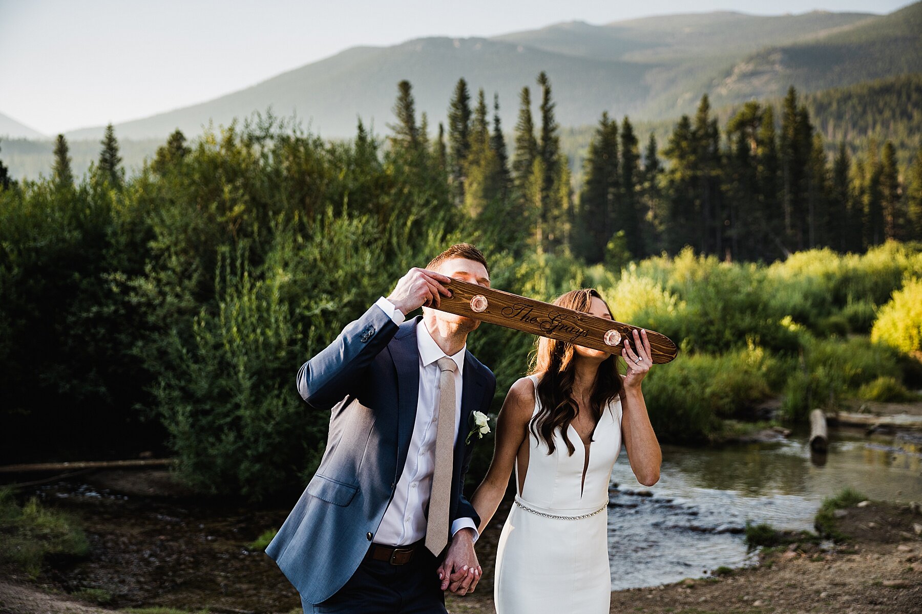 Sunrise Elopement at Sprague Lake in Rocky Mountain National Park | Colorado Elopement Photographer | Vow of the Wild