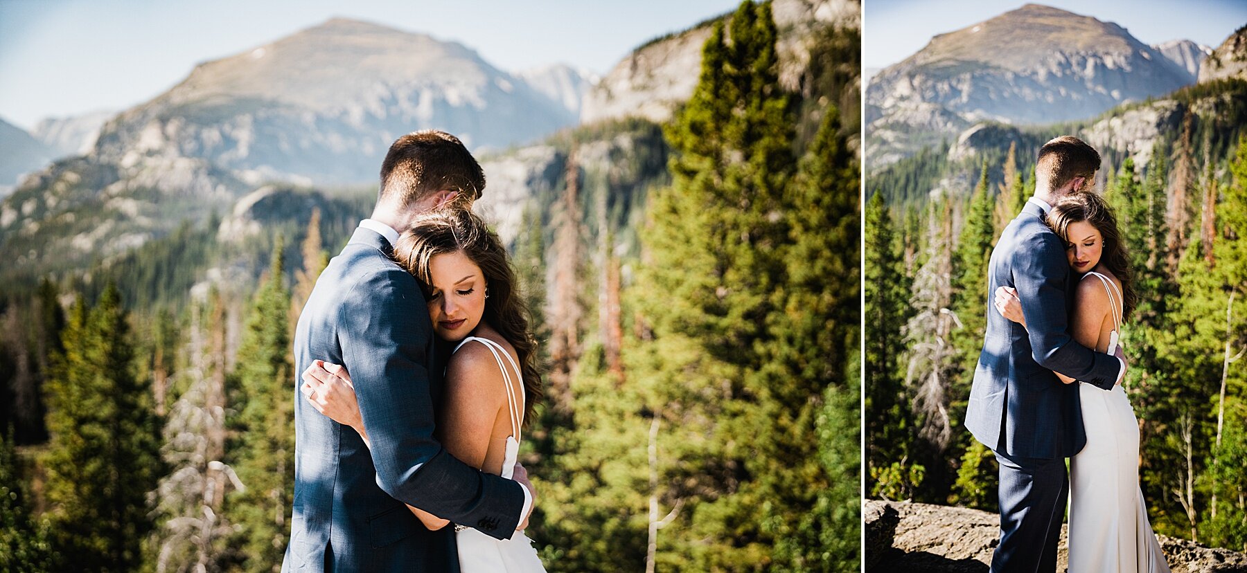 Sunrise Elopement at Sprague Lake in Rocky Mountain National Park | Colorado Elopement Photographer | Vow of the Wild