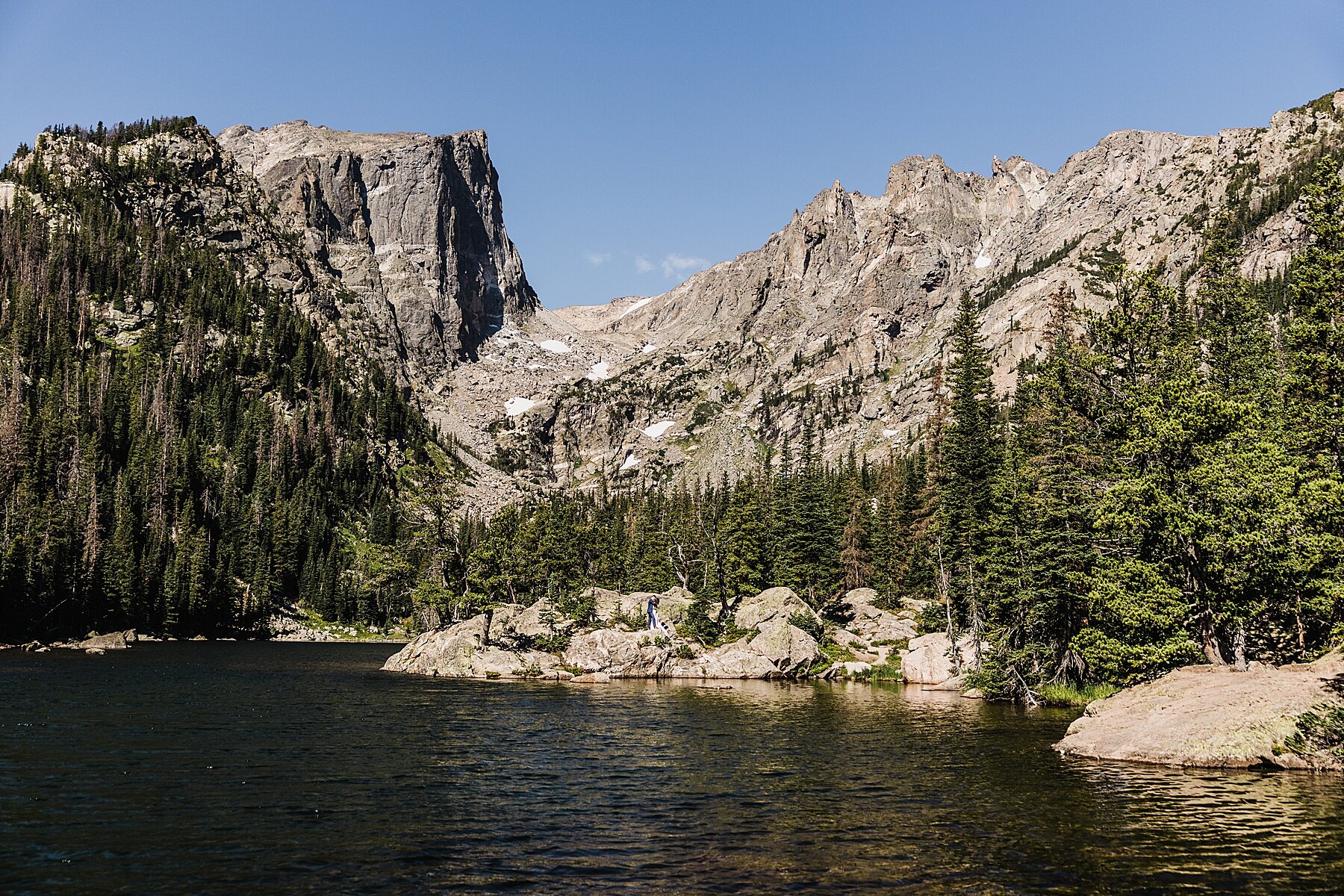 Sunrise Elopement at Sprague Lake in Rocky Mountain National Park | Colorado Elopement Photographer | Vow of the Wild