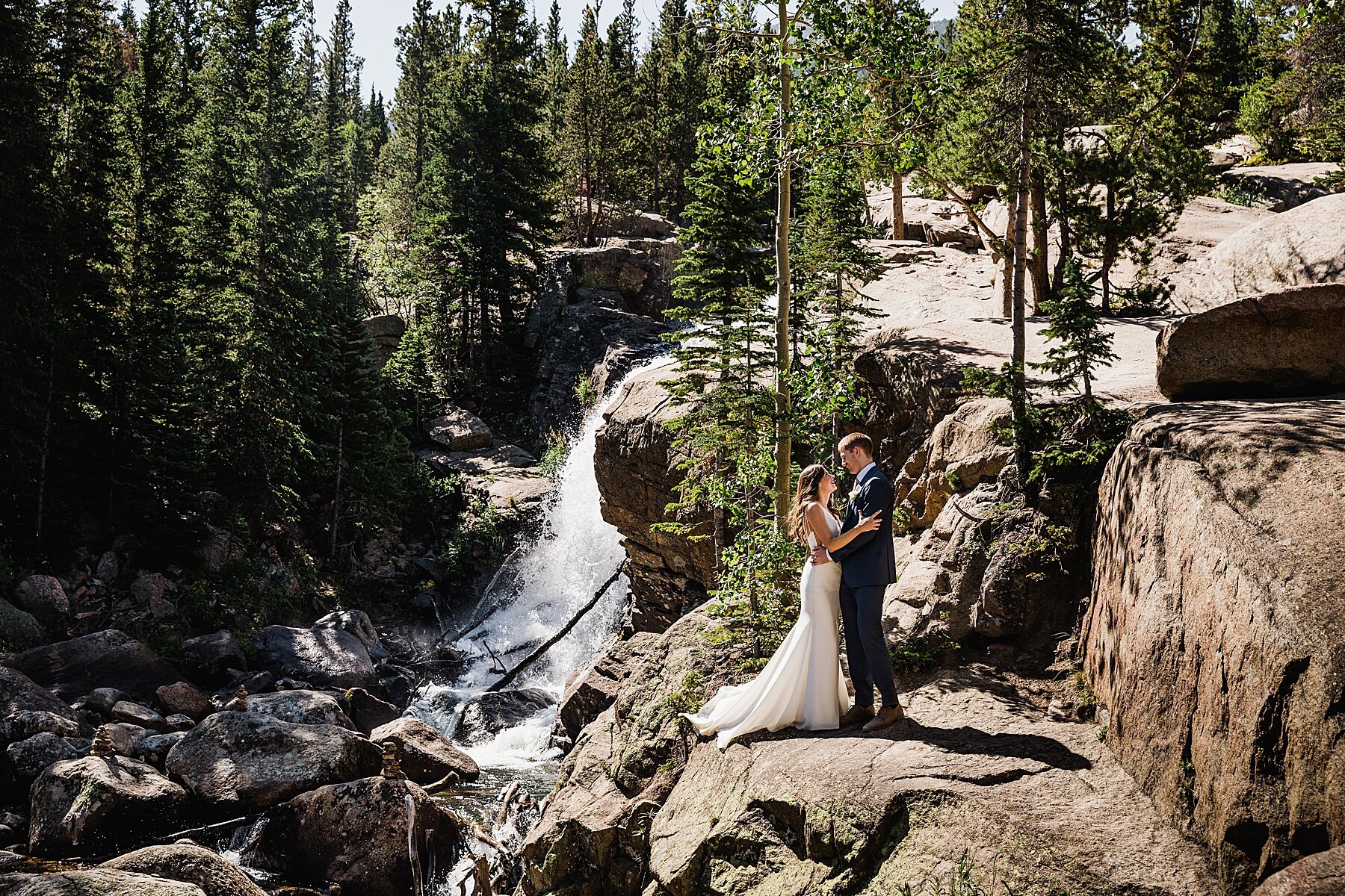 Sunrise Elopement at Sprague Lake in Rocky Mountain National Park | Colorado Elopement Photographer | Vow of the Wild