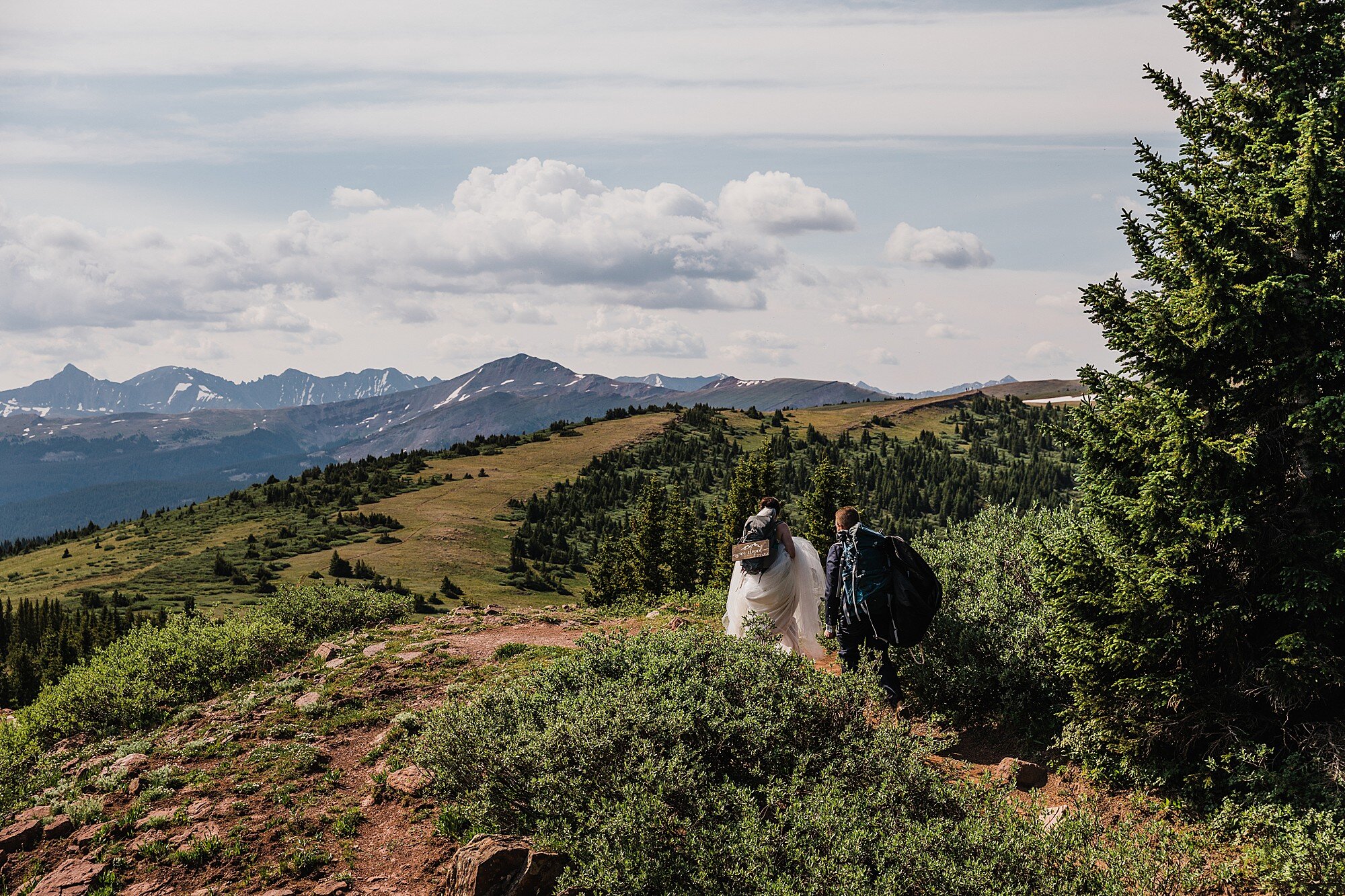 Colorado Elopement | Sunrise Mountaintop Hiking Elopement | Vow of the Wild